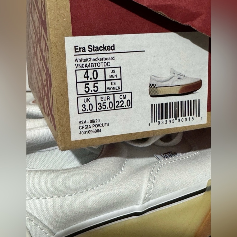 VANS Era Stacked Laced Platform Shoes - Picture 8 of 8